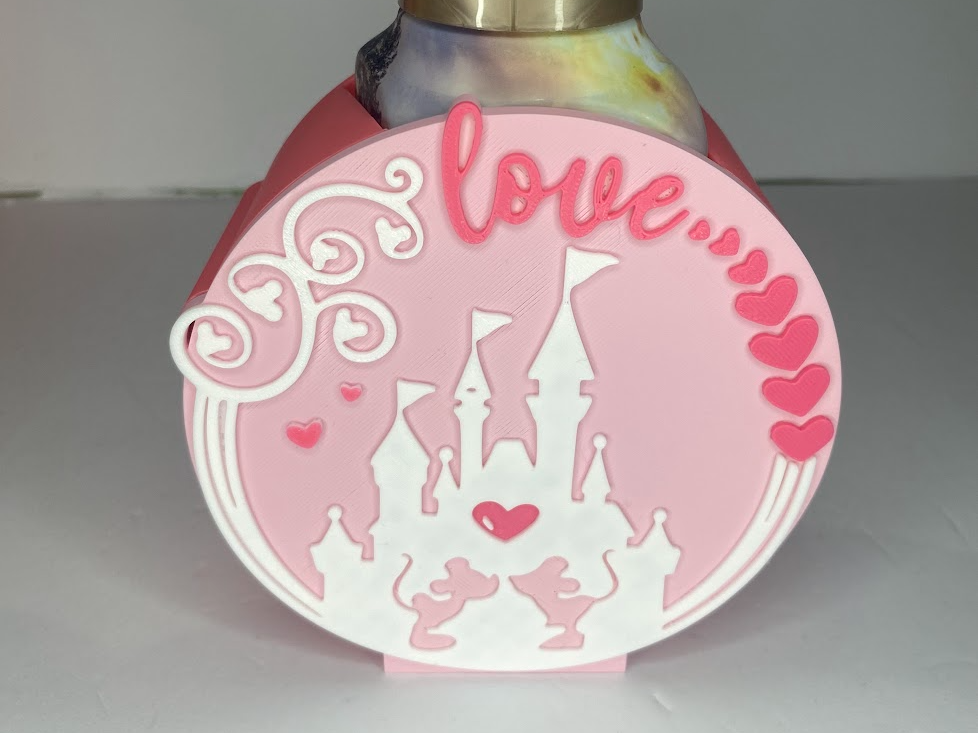 Mickey and Minnie Valentine's Bath and Body Works 3D Printed Soap Dispenser Holder
