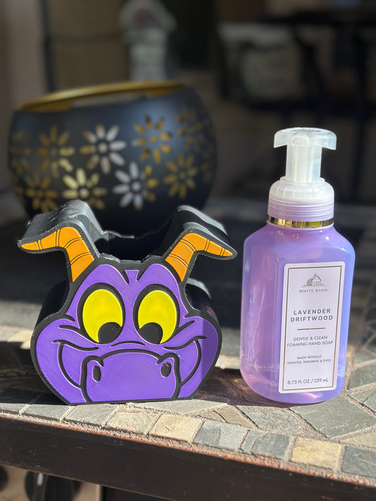 Figment-Inspired 3D Printed Soap Dispenser Holder – Fits Bath & Body Works Foaming Soap Bottles