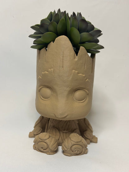 Groot-Inspired Succulent Pot - Bring A Part of the Marvel Universe to your Home or Office