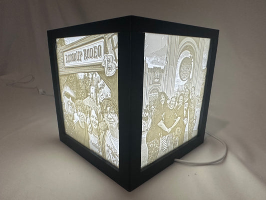 Custom 3D Printed Lithophane Cube – Your Memories, Illuminated