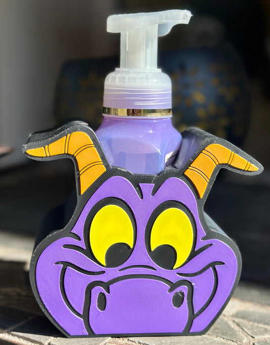 Figment-Inspired 3D Printed Soap Dispenser Holder – Fits Bath & Body Works Foaming Soap Bottles