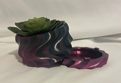 Galaxy Wave Succulent Pot