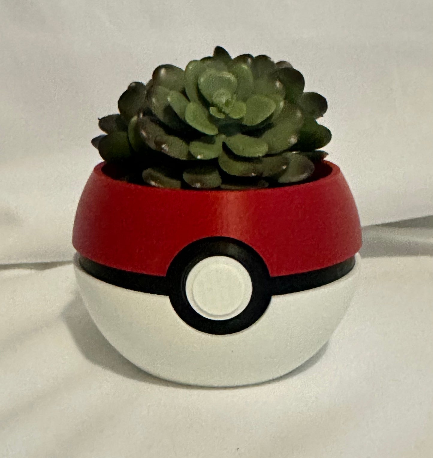 Poké Ball Succulent Planter...Catch 'em all… in style!